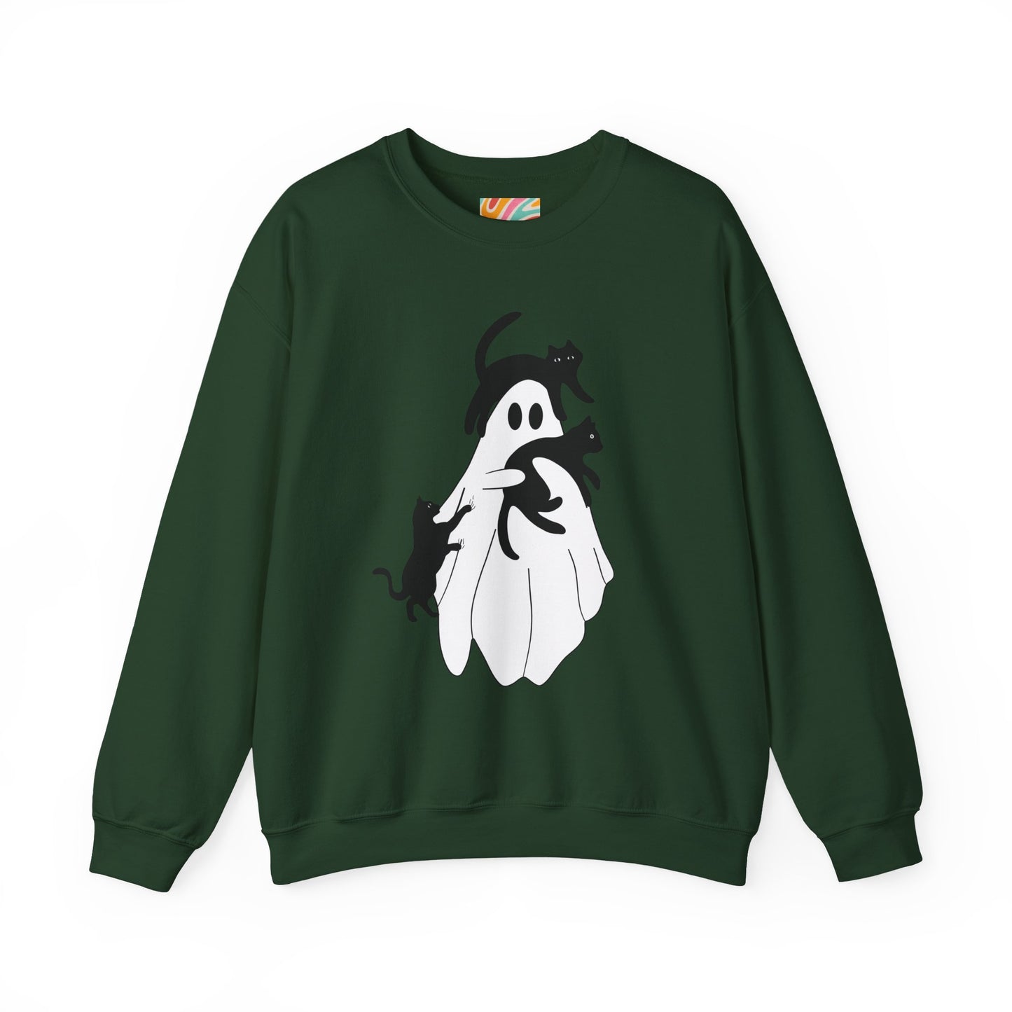 Ghostly Cat Lover's Sweatshirt