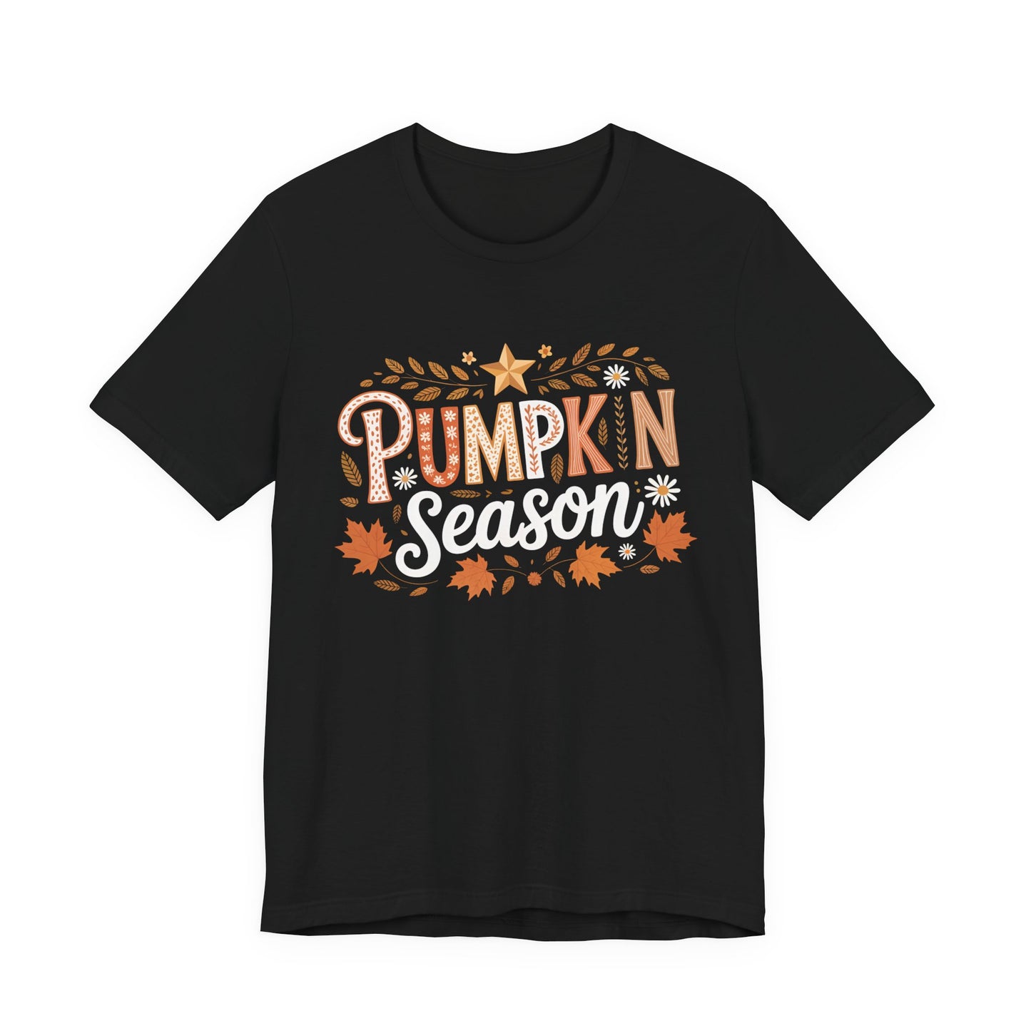 Fall Pumpkin Season Unisex Tee | Harvest Celebration Shirt, Autumn Vibes Shirt, Halloween Outfit, Thanksgiving Gift, Cozy Tee