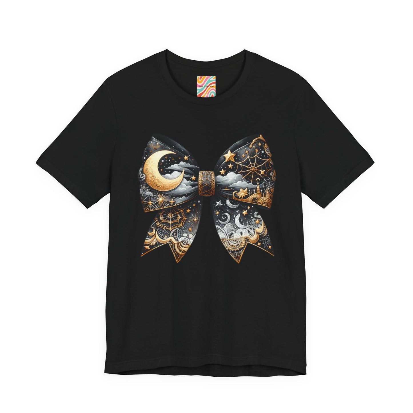 Celestial Halloween Bow T shirt