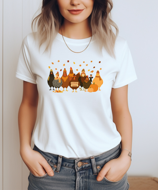 Autumn Chicken T shirt