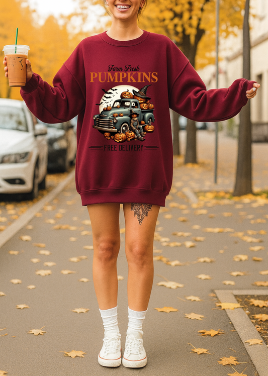 Farm Fresh Pumpkins Sweatshirt