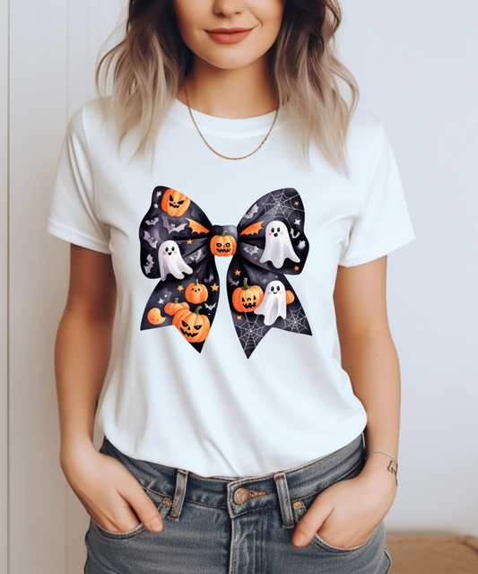Halloween Bow T shirt