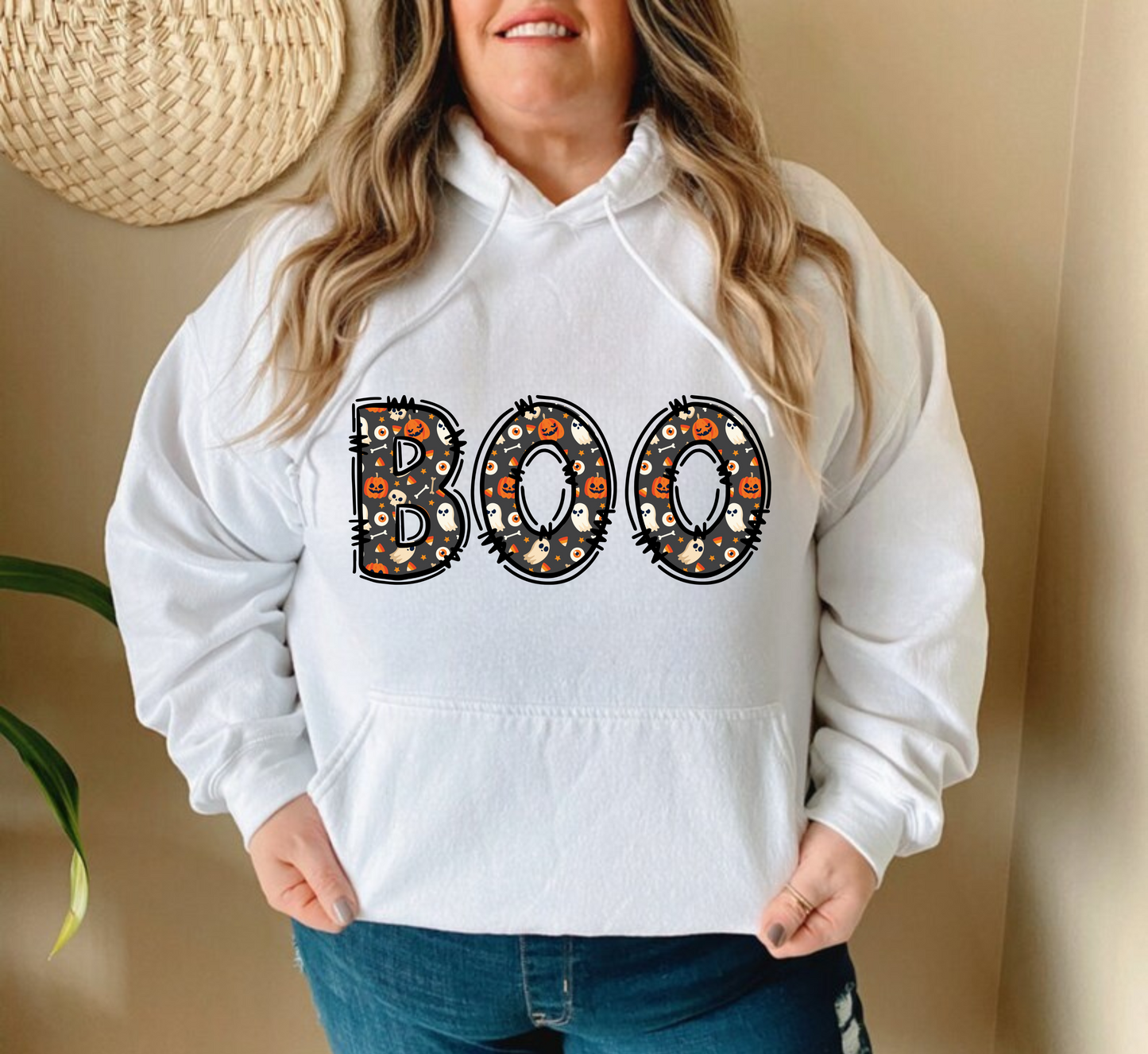 Boo Halloween Hoodie