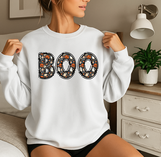 Boo Halloween Sweatshirt